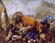 Giovanni Benedetto Castiglione (called il Grechetto) - Noahs Sacrifice after the Deluge